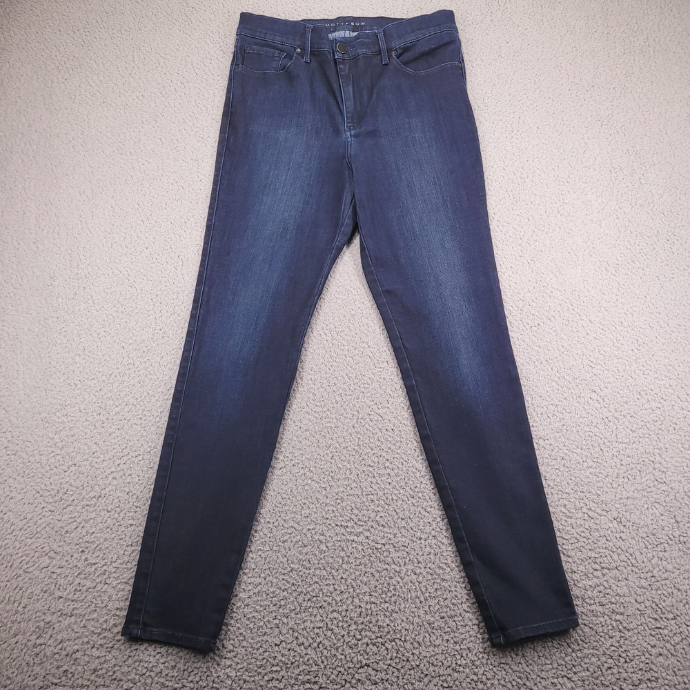 MOTT & BOW Jeans Size 30 Skinny Mid Rise Jane Dark Wash Stretch Denim